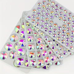 Crystal Sew On Rhinestone Flat Back Round Crystal Beads 3200