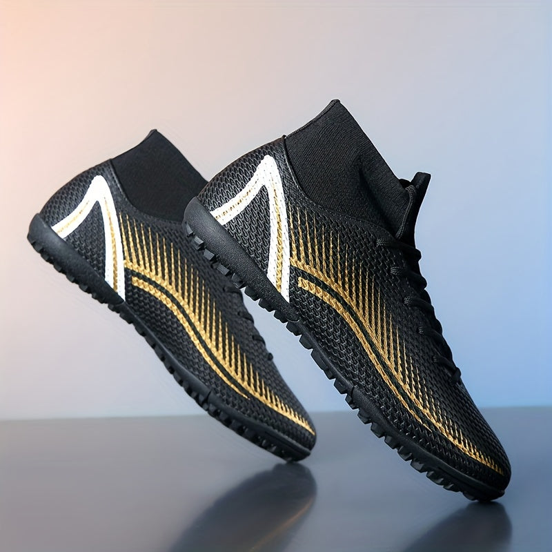 Professional Turf Football Boots Lace Up TF Soccer Cleats