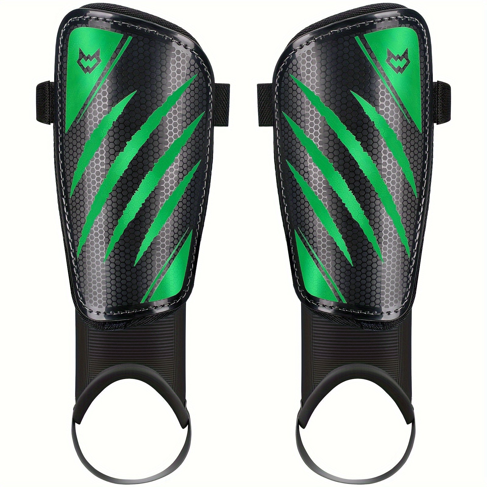 Double Layer Adjustable Soccer Shin Guards Lightweight Knee Protective Gear