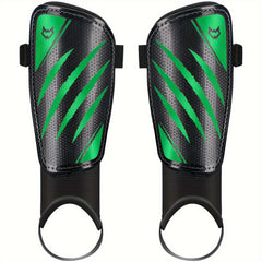 Double Layer Adjustable Soccer Shin Guards Lightweight Knee Protective Gear