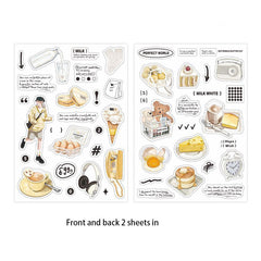 2pcs Convenience Store Series Journal DIY Stickers