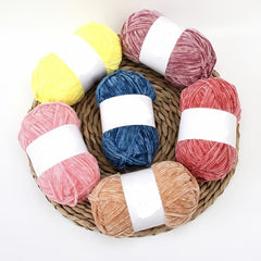 100 Poly Smooth & Soft Chenille Yarn 100g Roll