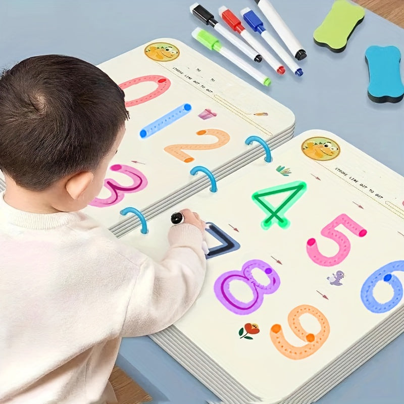 64 Page Magic Writing Book with 8 Washable Markers for Ages 3-8