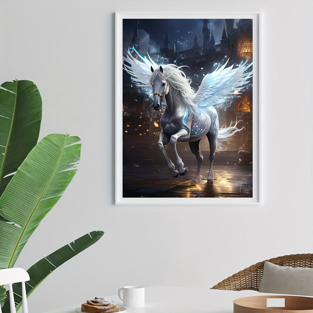 Flying Horse Canvas Painting Poster Home Wall Decor Art Gift
