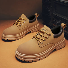 Men's Round Toe Oxford Shoes Dress Shoes Durable Non Slip Formal Shoes