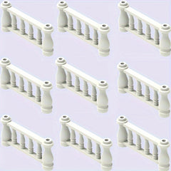 DIY Farm Garden 9pcs Set Build Railing Fence for Animal Scene Play