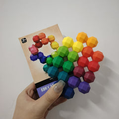 Plastic Toy Magic Cube 3D Puzzle DIY Educational Various Cube Designs