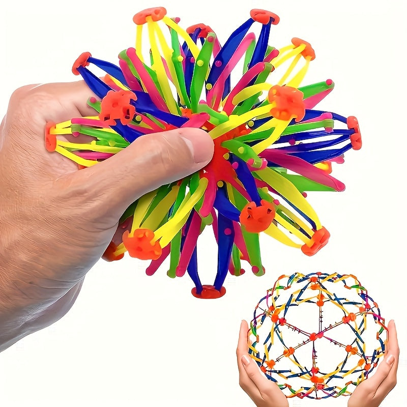Adult Rainbow Sensory Relax Ball Mixed Squeeze Durable Yoga Dynamic