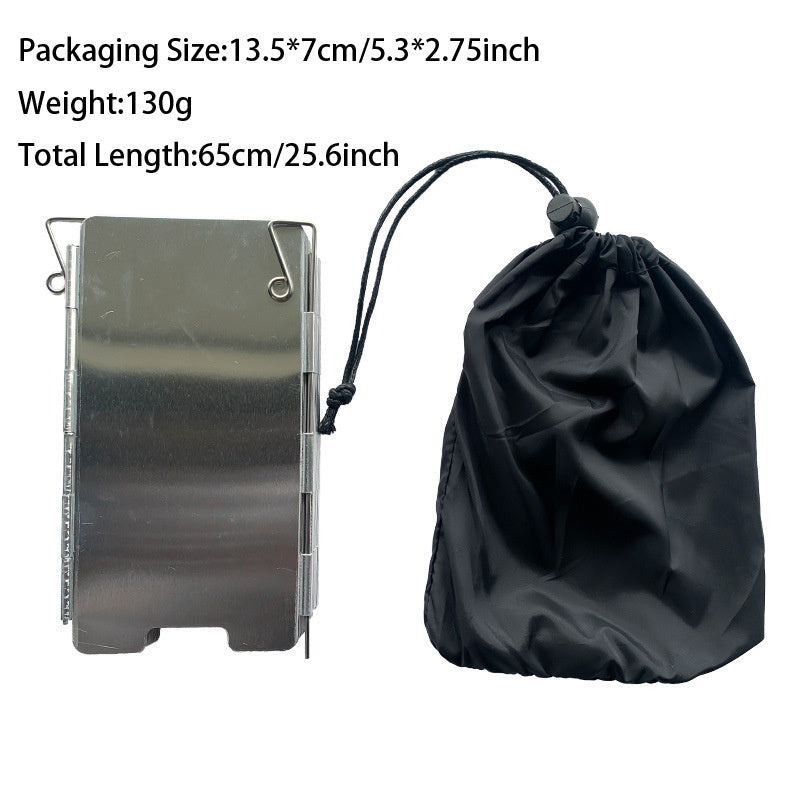 Foldable Gas Stove Windshield 10 12 Plates Windproof Screen