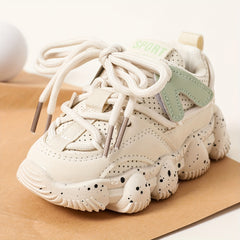 Girls Lightweight Lace Up Sneakers Anti Slip