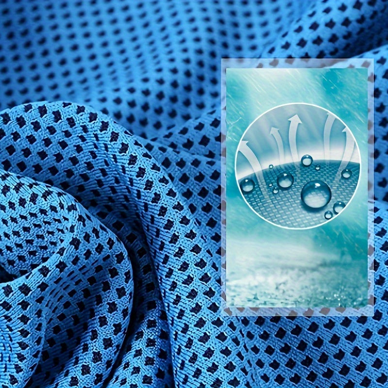 Quick Drying Cooling Towel With Silicone Case for Sports