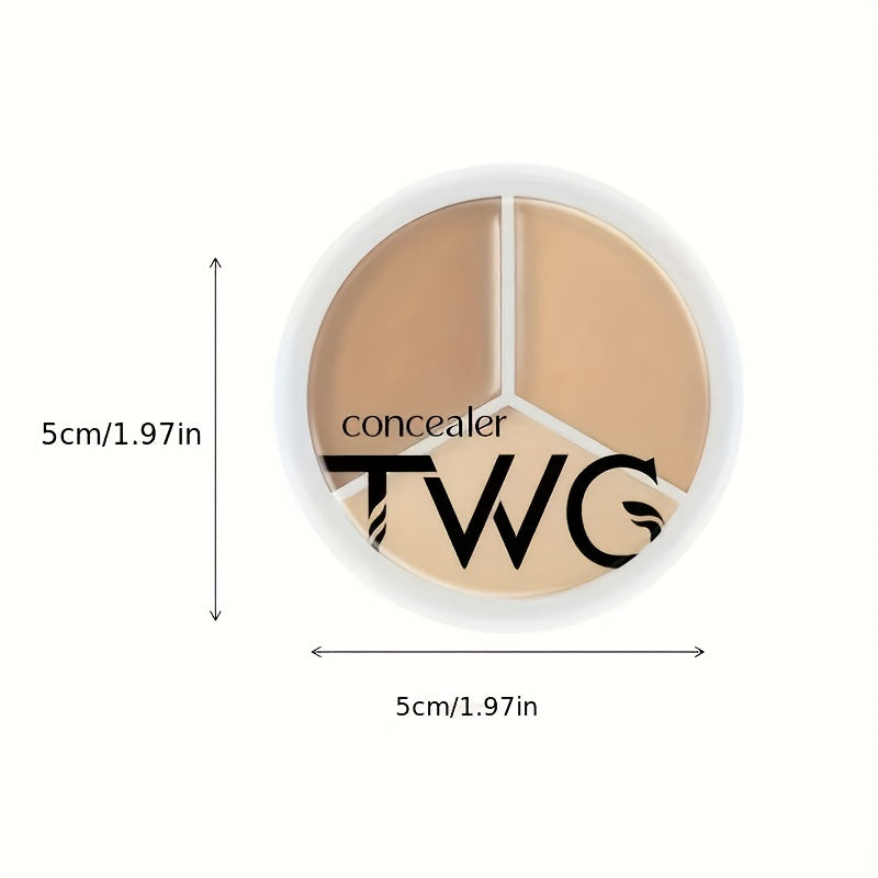 Three Concealer Covers Spots Dull Dark Circles Contouring Foundation