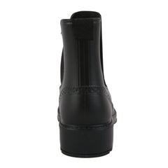 PVC Round Toe Flat Waterproof Rain Boots Comfortable Non Slip Rain Shoes