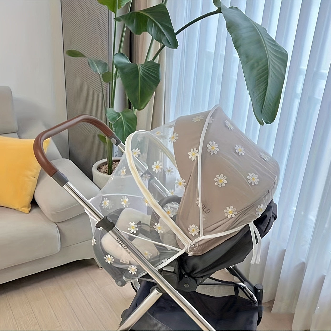 Baby Stroller Mosquito Repellent Cover Sun Visor Sun Protection