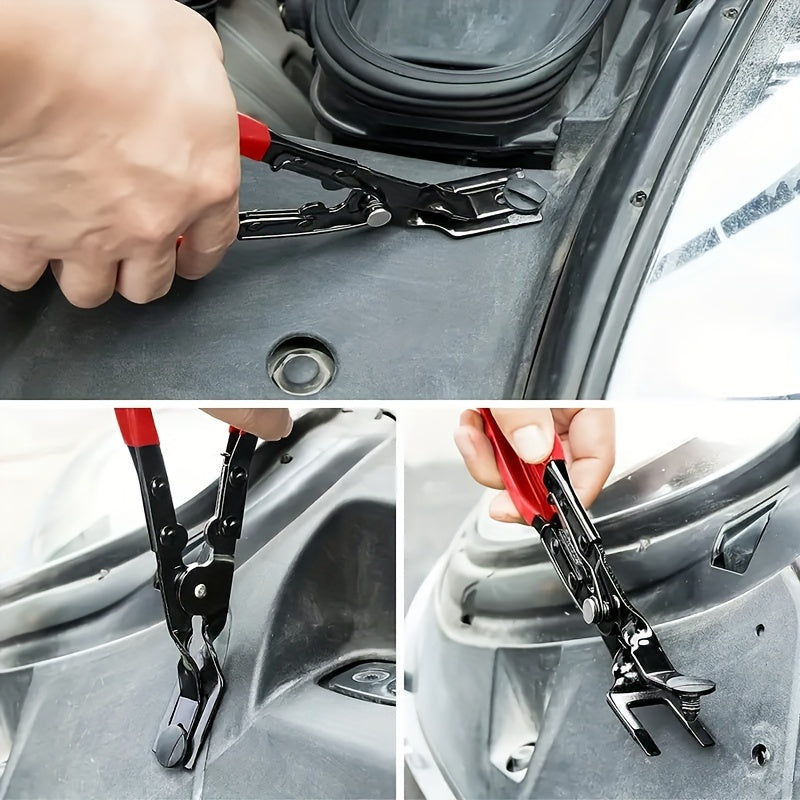 3pcs Car Clip Remover Tool Clip Pliers Set Fastener Removal Tool Auto Trim Remov
