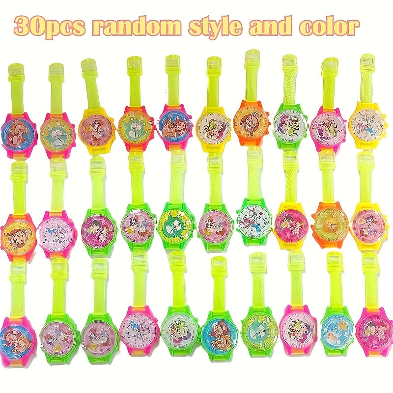 30pcs Colorful Maze Watches - No Batteries - Various Colors