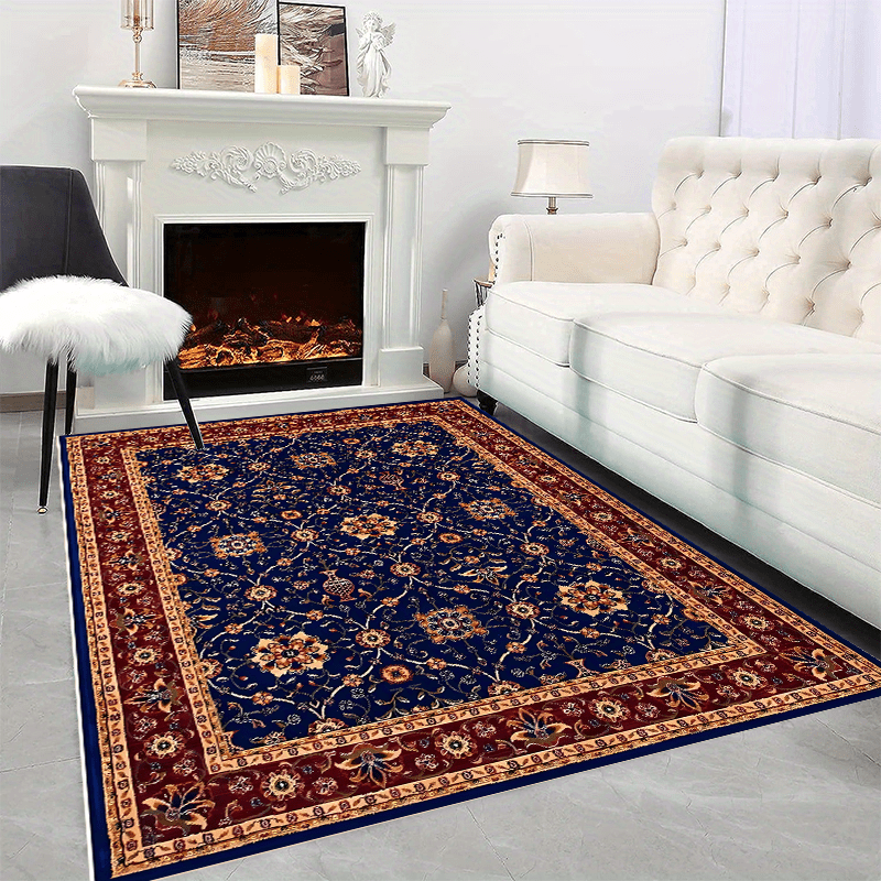 Bohemian Red Large Area Carpet Living Room Bedroom Soft Carpet