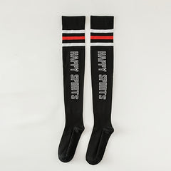 Men's Over The Knee High Sport Socks Sweat-absorbing Breathable Unisex