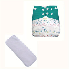 Adjustable Washable Cloth Diaper for Boys Girls with Microfiber Insert