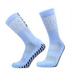 Non Slip Silicone Athletic Socks - Football Mid Calf Socks