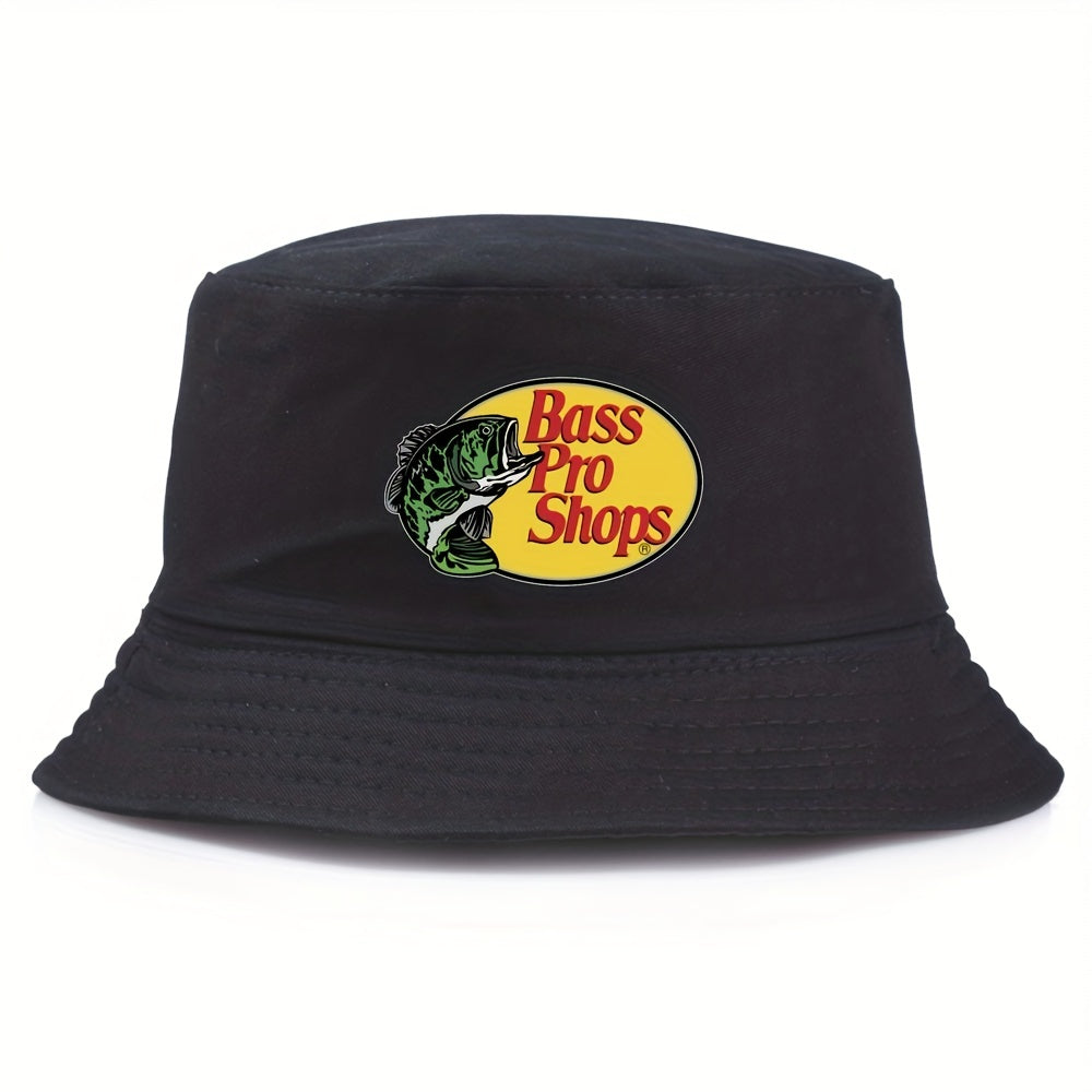Fish Print Casual Bucket Hat Unisex Hip Hop Sunscreen Basin Hat