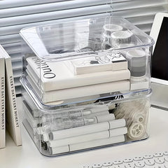 Office Supplies Storage Box Large Capacity for Tidy Workspace