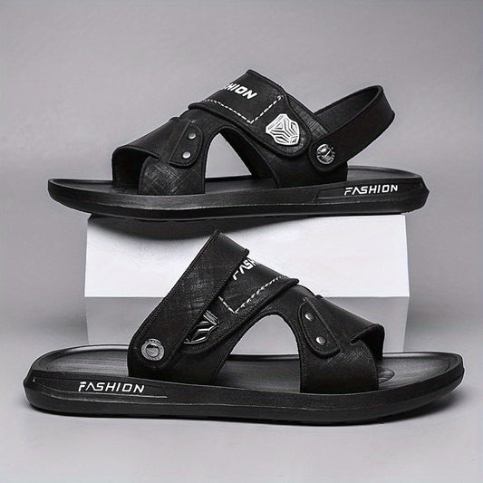 Men's Casual Slide Sandals Non Slip Slip On Slippers Open Toe Shoes