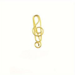 30pcs Cartoon Paper Clips Music Note Rabbit Easy To Organize Paper Clips