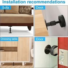 2pcs Headboard Stabilizer Anti-collision Bed Rocking Stability