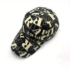 Letter Print Baseball Cap Unisex Hip Hop Couple Dad Hats Lightweight