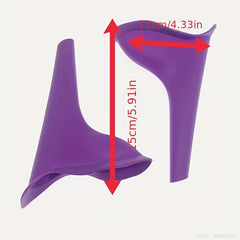 Portable Silicone Women Urinal Stand Up Pee Funnel