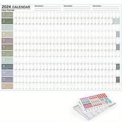 365 Days Calendar Year Planner Memo Morandi American Style
