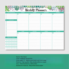 Double Coil Weekly Planner Schedule Efficiency Manual