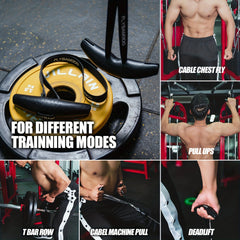 Gym Cable Machine Pull Up Handles - Comfortable Exercise Grips