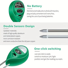 Soil Moisture Detector for Gardening Greenhouses Flowers Orchards