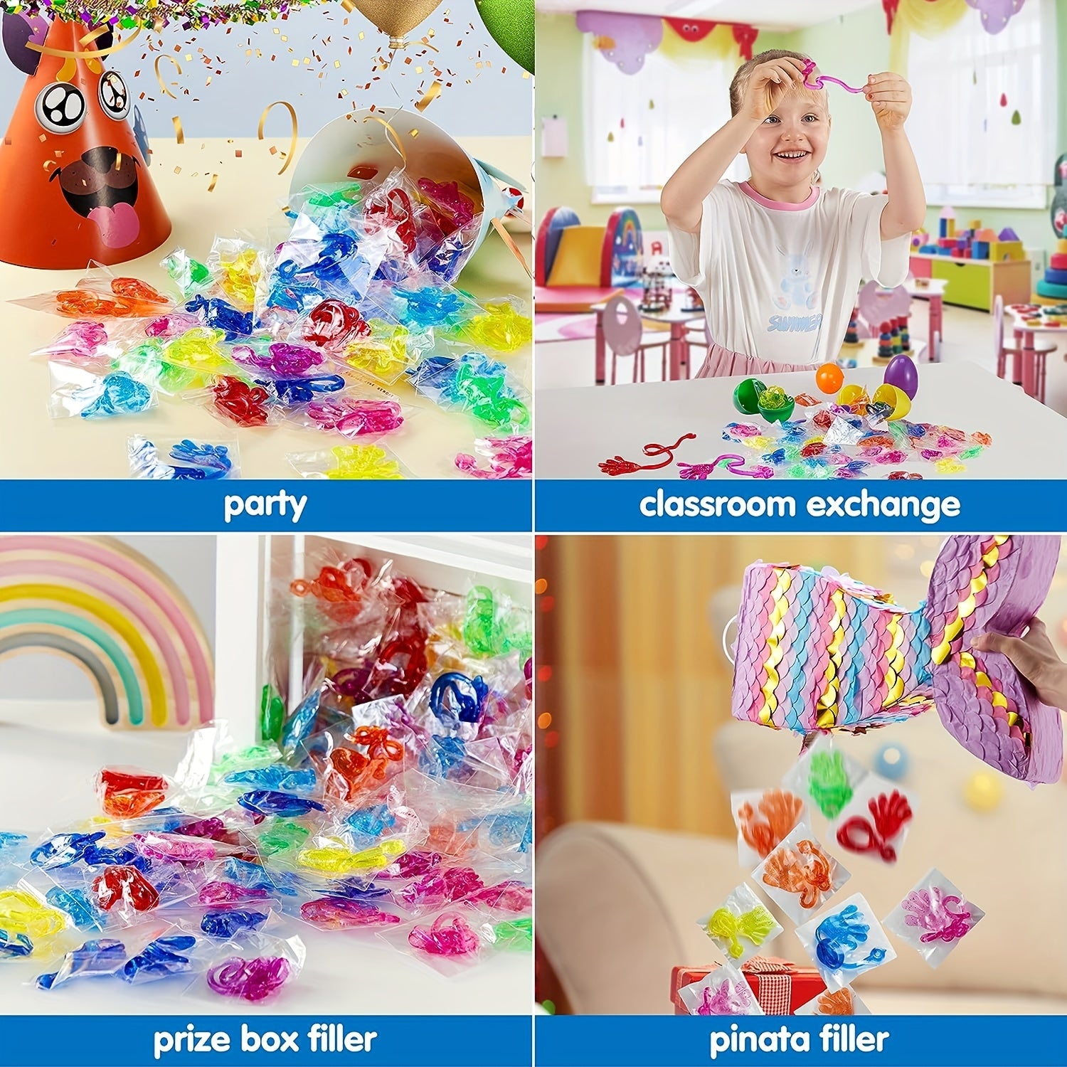Sticky Hands Party Favors 24Pcs 48Pcs Set For Kids Holiday Traditions Xmas Gift