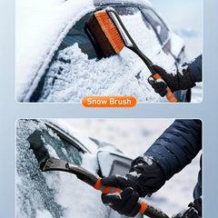 Extendable Snow Scraper & Brush For Car with Foam Grip
