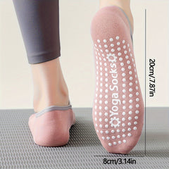 Non Slip Yoga Socks with Extra Grips and Cross Strap