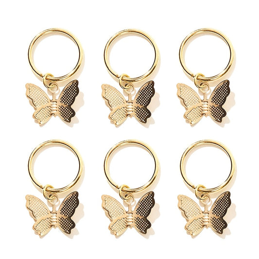 6pcs Girls Summer Butterfly Hair Clip Sets