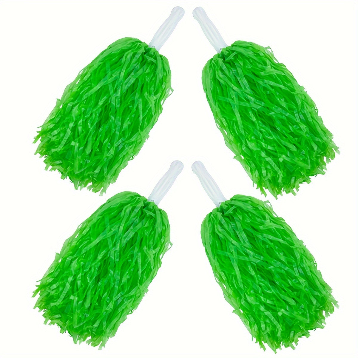 4pcs Plastic Cheering Poms Dancing Supplies Sports Stage Celebration