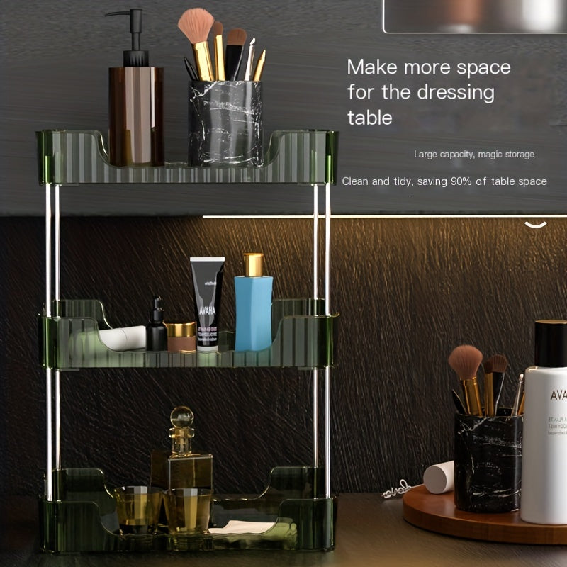 2 Tier Storage Rack Cosmetics Kitchen Miscellaneous Storage Box