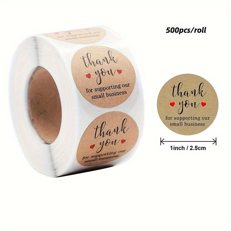 3 Rolls Thank You Sticker Scrapbook Wedding Envelope Seal Statione