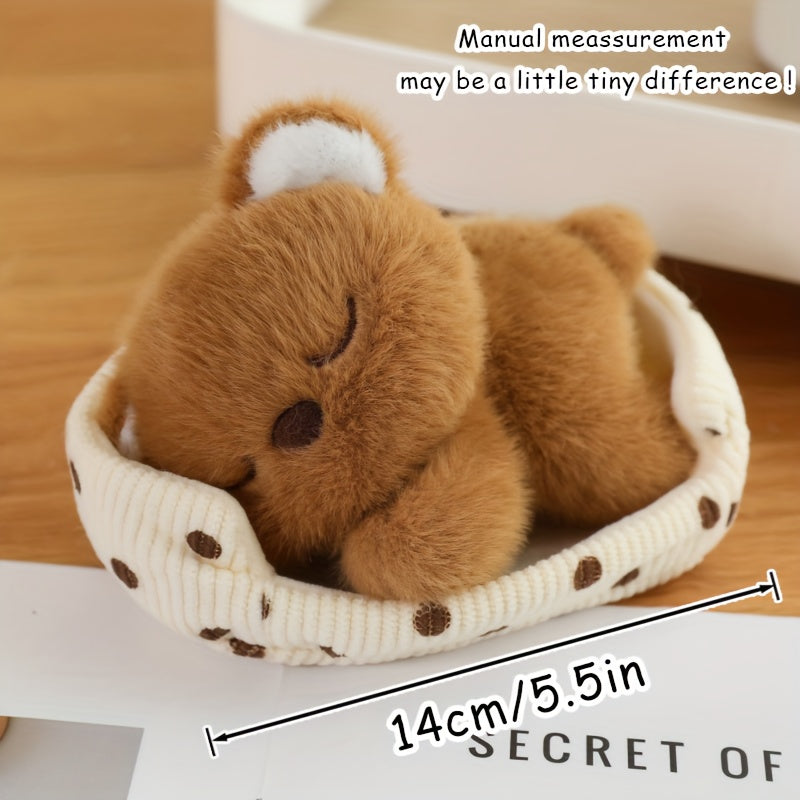 Animal Nest Plush Toy Soft Doll Cat Dog Bear Pig Rabbit Figurine Home Decor