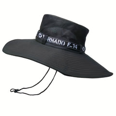 Foldable Men's Hat Fishing Hat Outdoor Sunscreen Hat Summer Anti UV Sun Hat