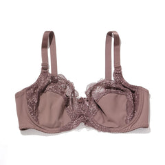 Bra Contrast Lace Bow Front Underwire Bra