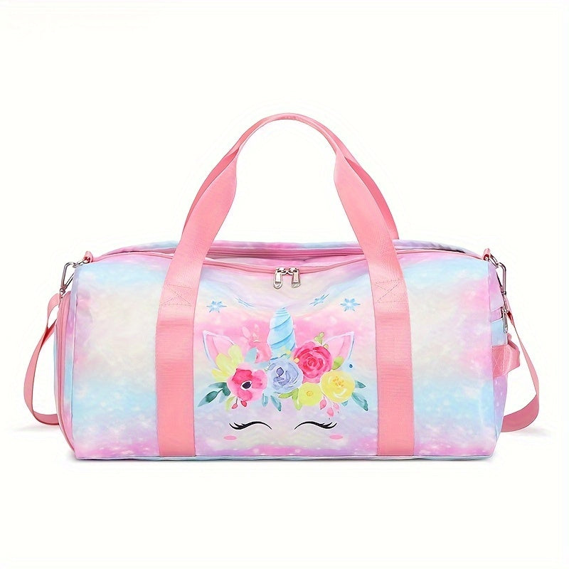 Fitness Bag Travel Duffel Bags With Shoe Compartment & Wet Pocket