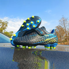 Kids Spiked Football Cleats Anti-Slip Outdoor Soccer Shoes