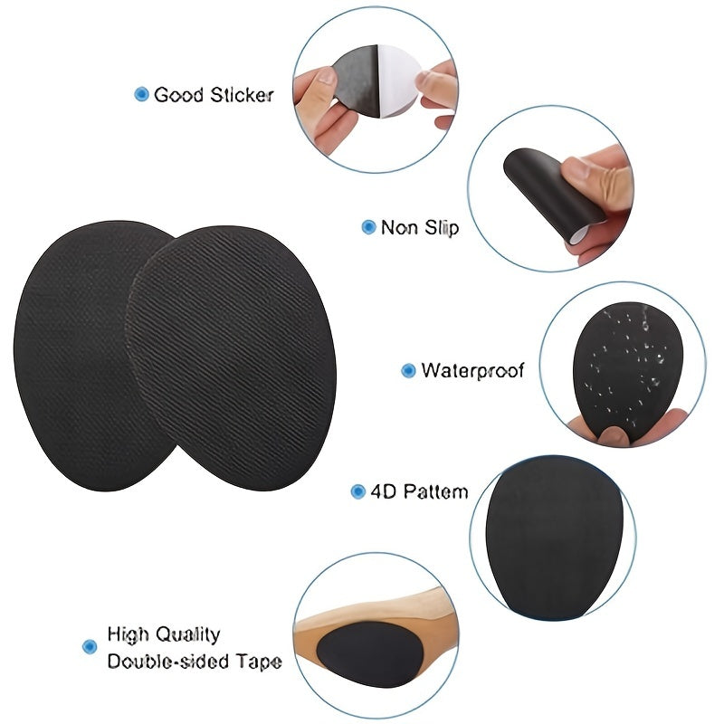 Rubber Sole Anti-slip Stickers for High Heels - 6.9x3.62in