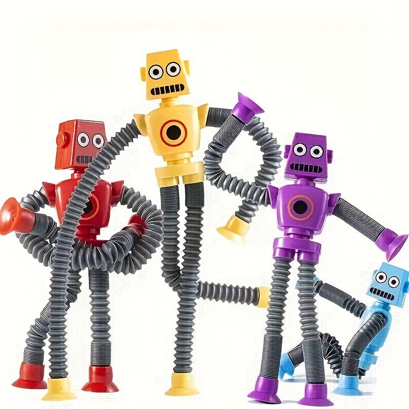 Flexible Telescopic Tube Shape Shifting Robot Toy for Kids