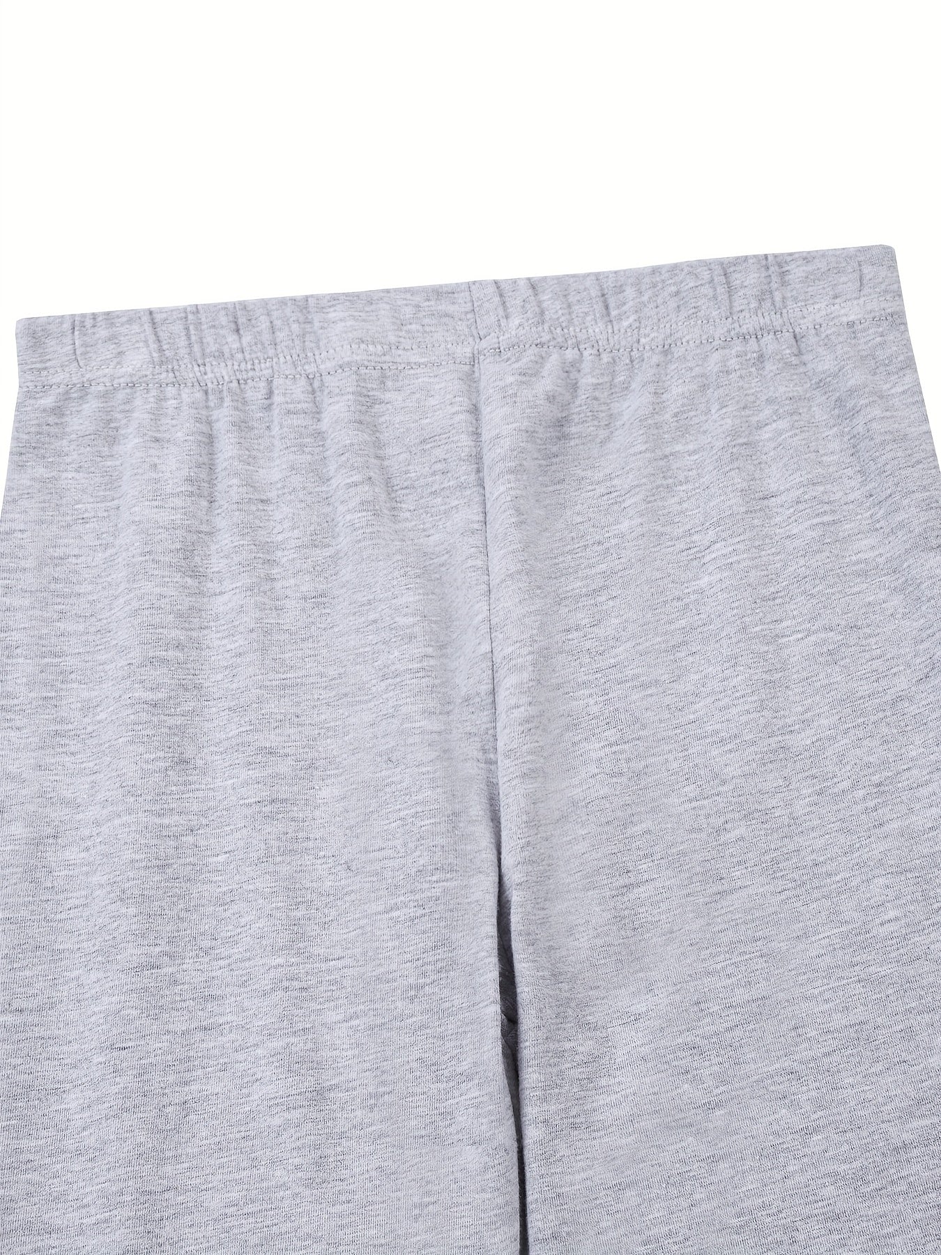 Girls Leggings Kitten Embroidery Slim Fit Casual Trousers